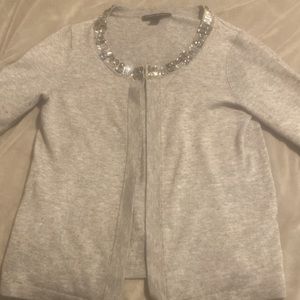 Banana Republic Embellished Hook and Eye Closure cardigan